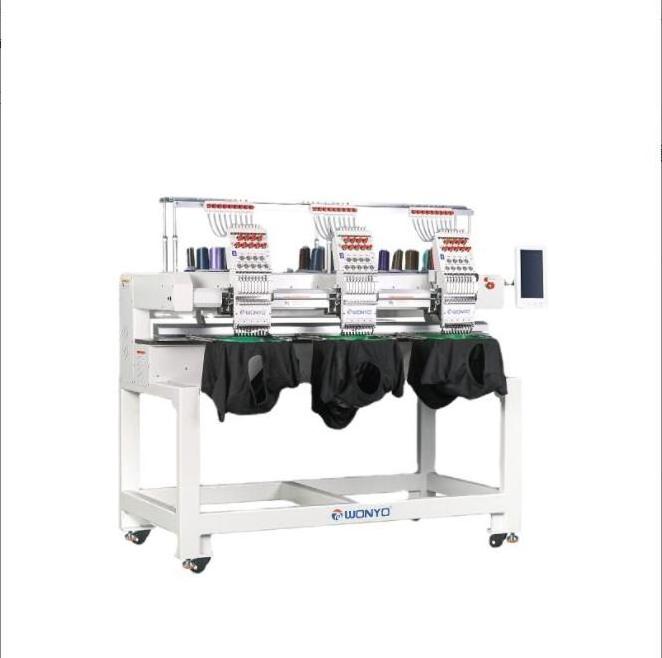 Single head computer double head 12 needle industrial embroidery machine hat garment small household embroidery machines