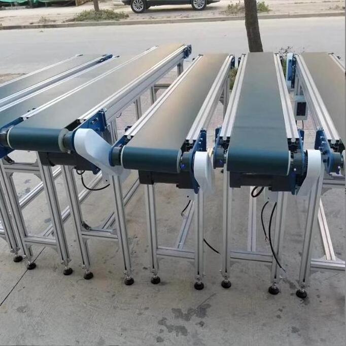 Factory custom conveyor belt assembly line paging machine to sample custom speed adjustable automatic high speed coding conveyor