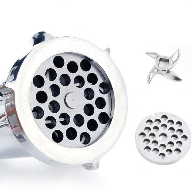 304 stainless steel household No. 10 manual meat grinder hand crank enema machine stir meat filling sausage machine