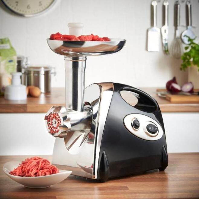 Commercial high-powered meat grinder large automatic desktop stainless steel enema meat grinder