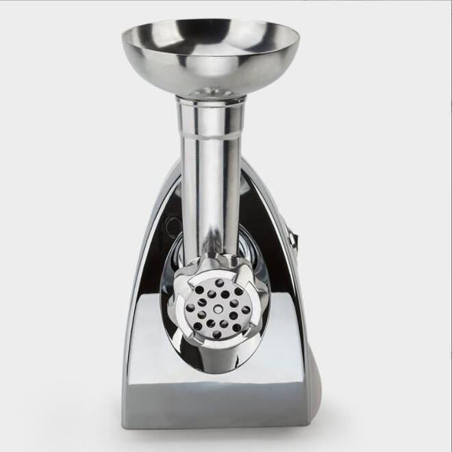 Commercial high-powered meat grinder large automatic desktop stainless steel enema meat grinder