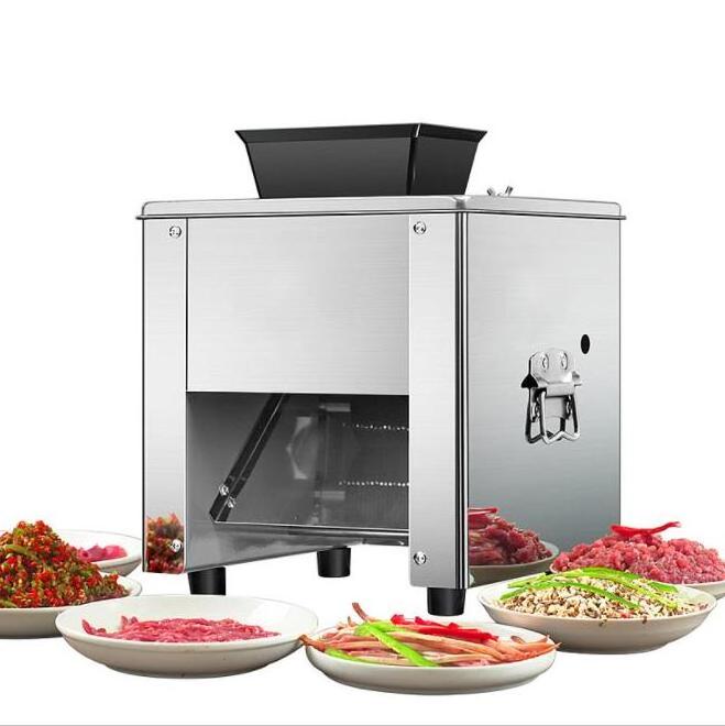 Fully automatic meat slicer multifunctional commercial slicer shredder stainless steel electric mincer vegetable slicer