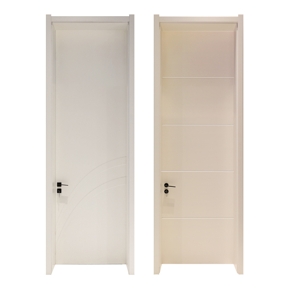 Wpc Door Polymer Interior Frame Waterproof Others Bathroom Doors Sets Hotel WPC Door