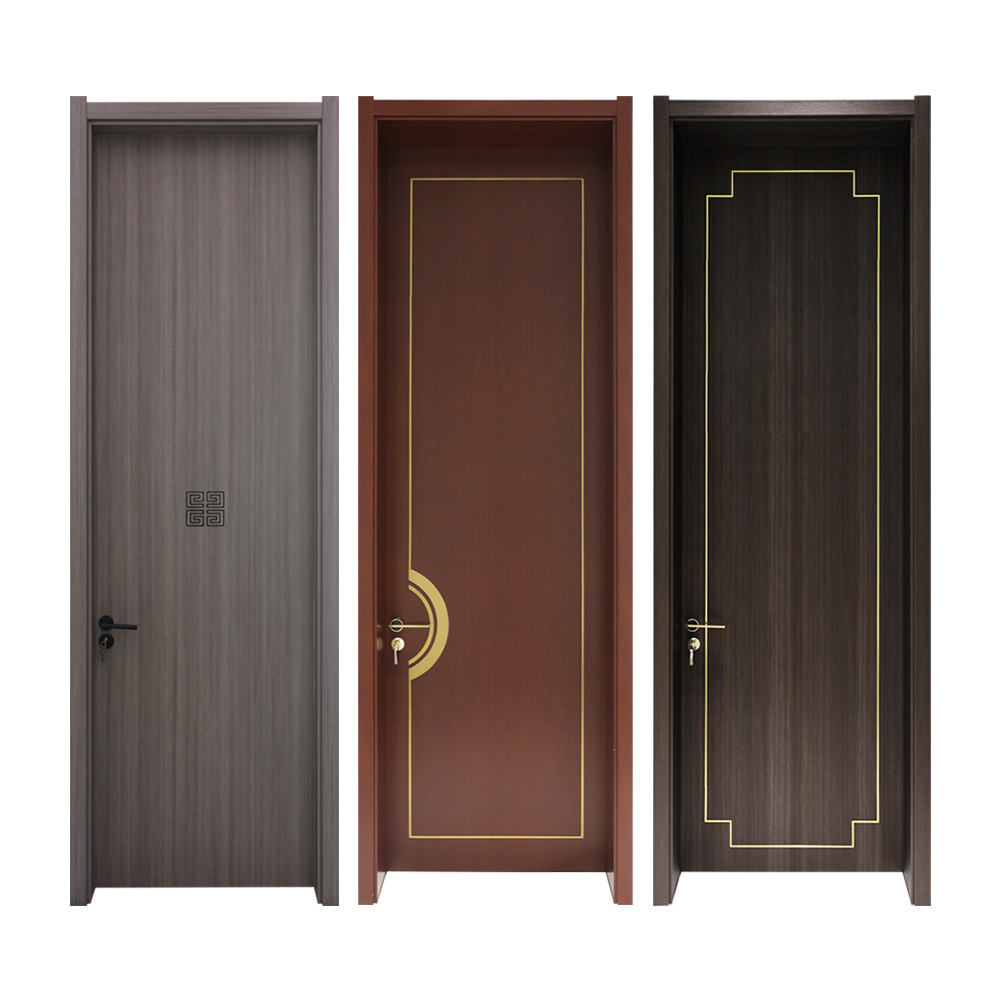 Wpc Door Polymer Interior Frame Waterproof Others Bathroom Doors Sets Hotel WPC Door