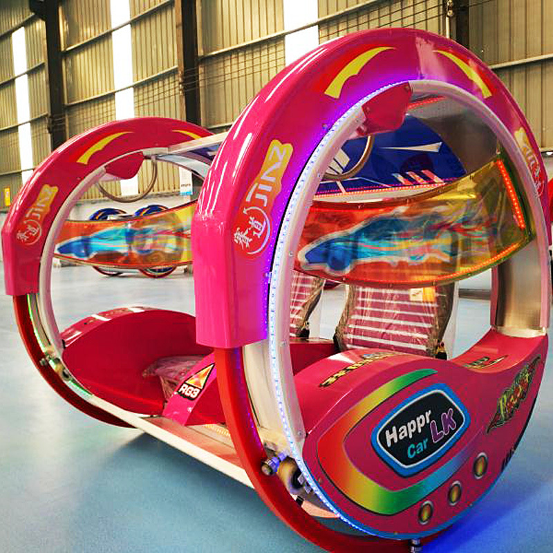 Amusement park facilities Playground Outdoor Le Bar Car Happy Rides 360 Degree Rolling Car Kids Adults Swing Happy Car Rides