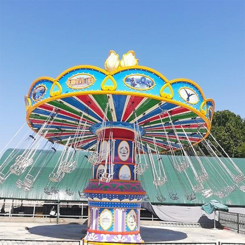 Amusement Equipment Park Flying Chairs Swing Ride Outdoor Playground Attraction Equipment Rotating Flying Chair Ride