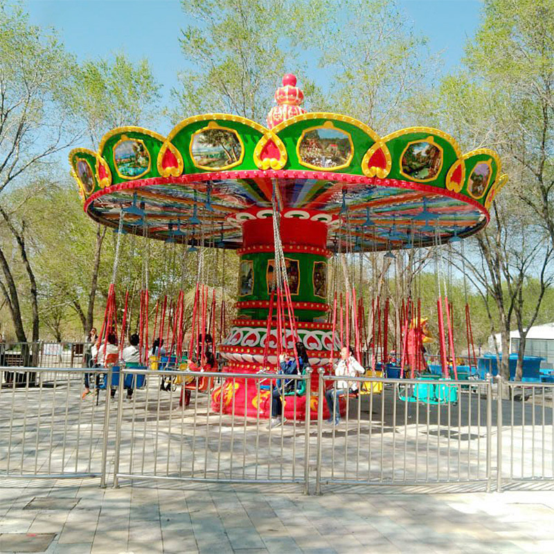 Amusement Equipment Park Flying Chairs Swing Ride Outdoor Playground Attraction Equipment Rotating Flying Chair Ride