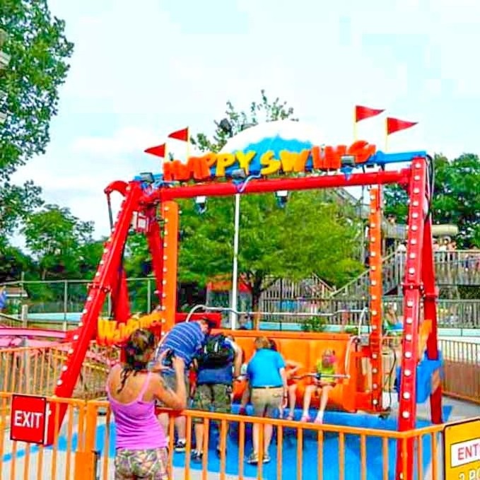 Factory Wholesale Amusement Park Happy Swing Ride Outdoor Playground Happy Swing Set Ride For Sales