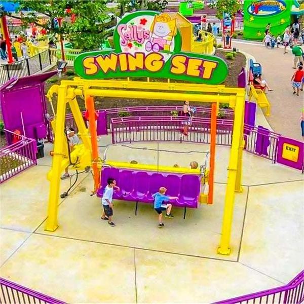 Factory Wholesale Amusement Park Happy Swing Ride Outdoor Playground Happy Swing Set Ride For Sales