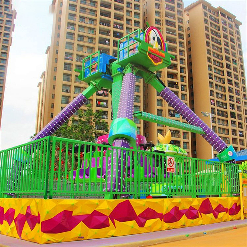 Thrilling Rides Mini Big Pendulum Rides Amusement Park Equipment Kids Big Pendulum Outdoor Playground Frisbee Ride