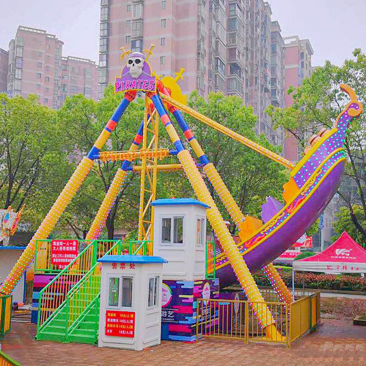 High Quality 12 24 Seats Viking Ship Rides Adventure Park Commercial Shopping Mall Swing Rides Pirate Ship Ride