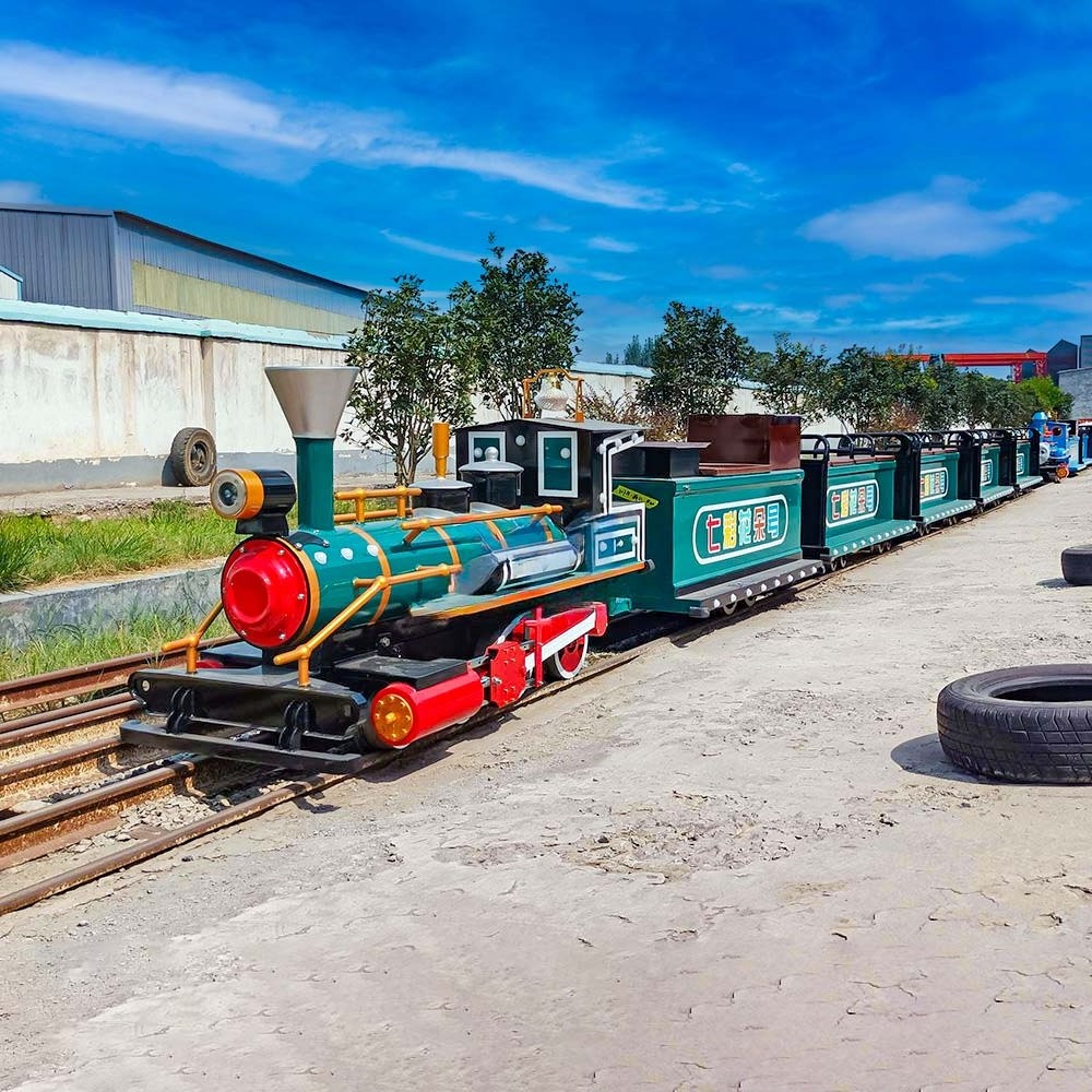 China Professional Manufacturer Supplier Design Mini Track Train Rides Attractions Funfair Outdoor Sightseeing Train Ride