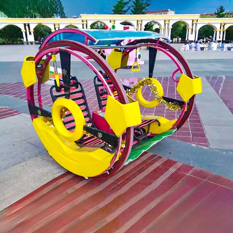 China Professional Manufacturer Supplier Design Amusement Park Electric Happy Le Bar Car 360 rolling car