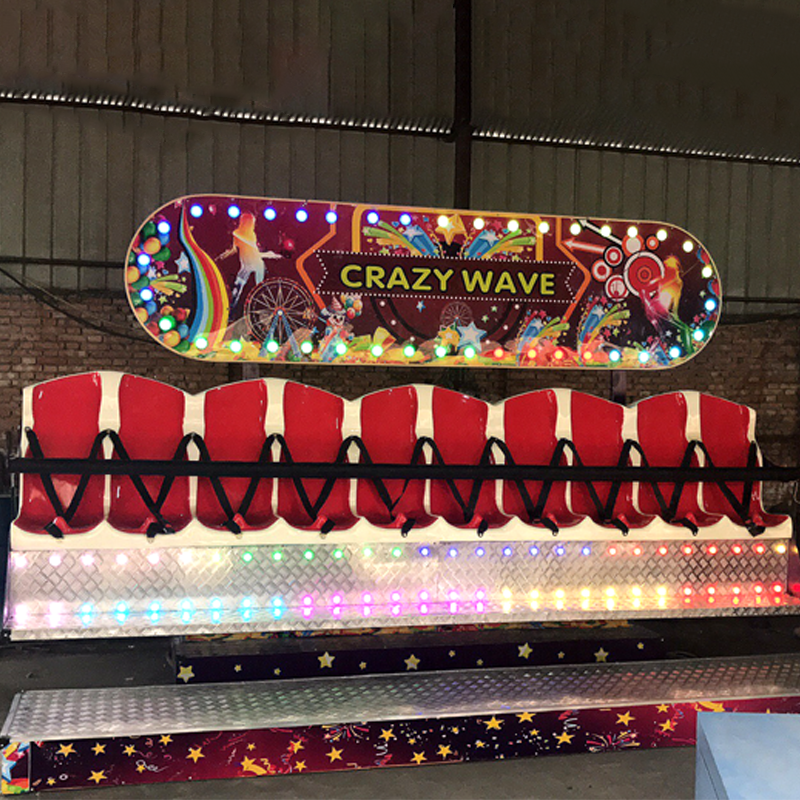 Cheap Price Amusement Park Rides 10 Seats Crazy Wave Carnival Game Kids Miami Trip Rides Mini Miami Rides