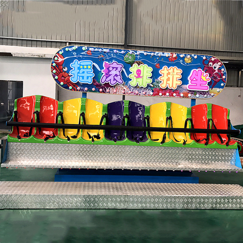 Cheap Price Amusement Park Rides 10 Seats Crazy Wave Carnival Game Kids Miami Trip Rides Mini Miami Rides