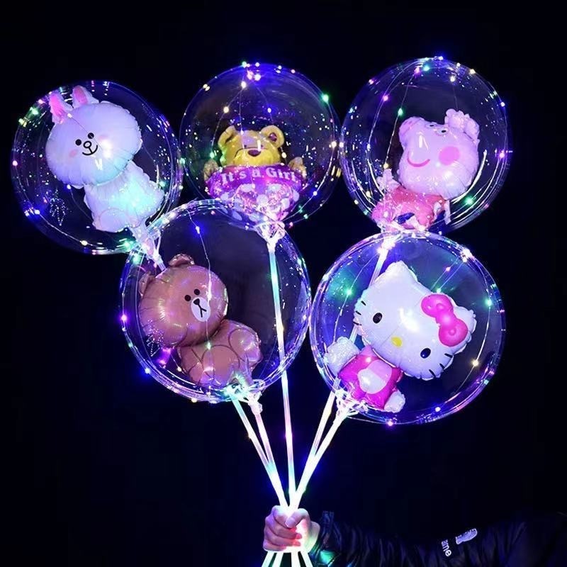 Inflatable Led Stand Balloon Led Balloon Lights Valentine Led Led Inflatable Jellyfish Balloon