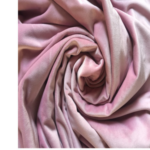 embossed pink silk velvet upholstery fabric