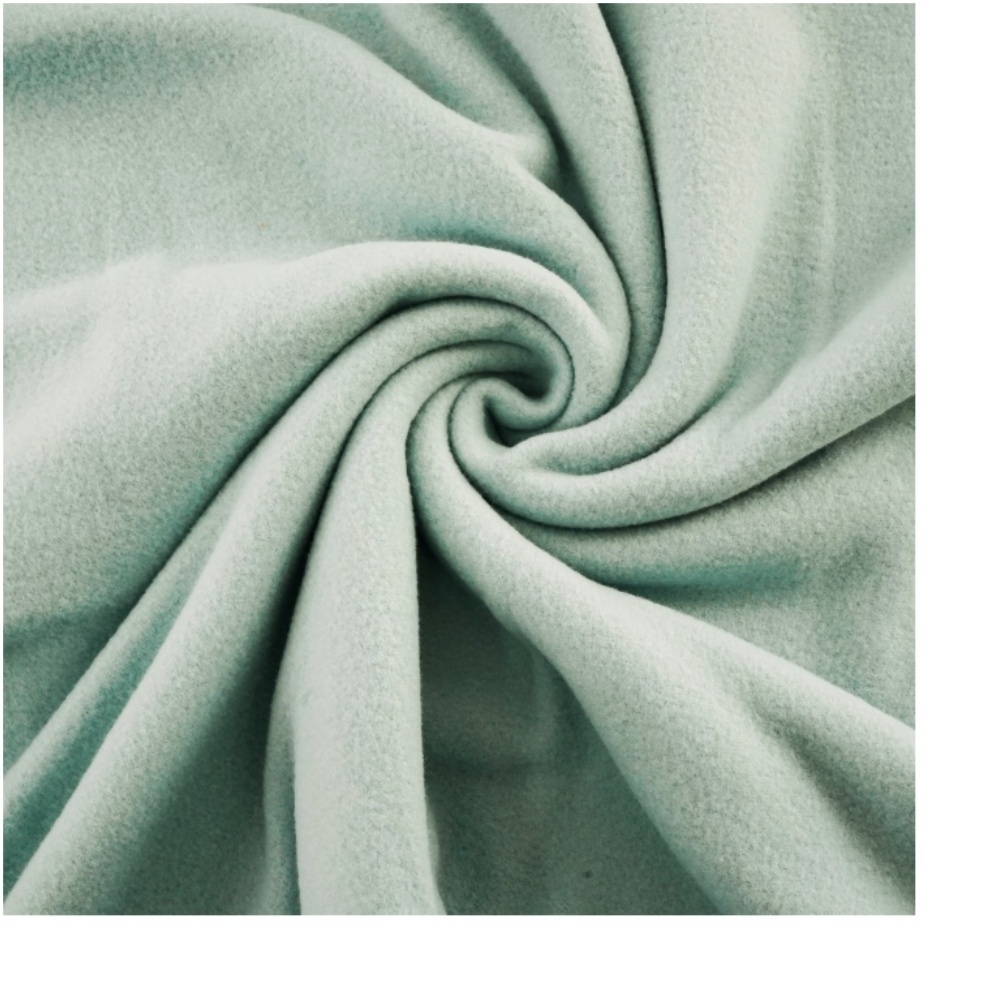 Factory price  180 gsm 100% polyester polar fleece soft warm two side brushed one side pilling for jacket garment clothing