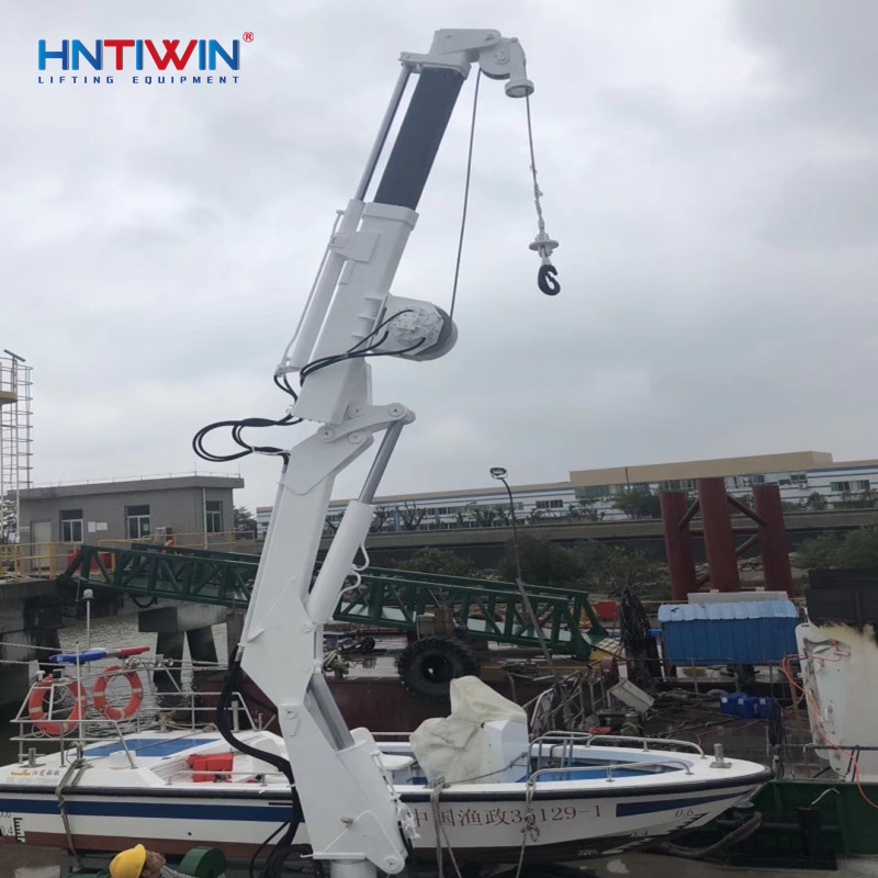 Popular in Turkey small marine knuckle crane