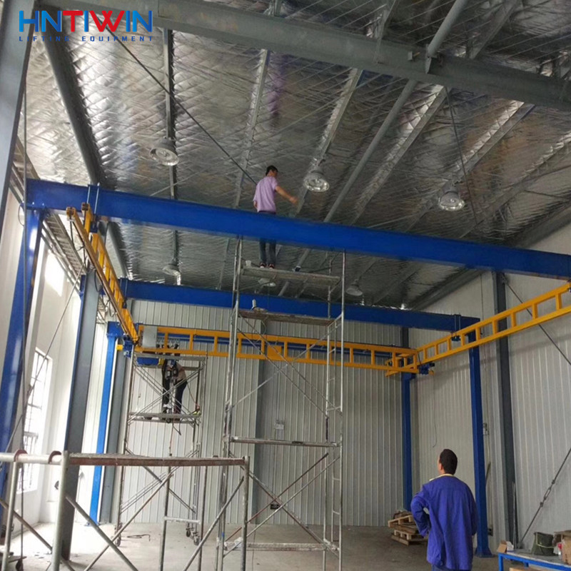 HNTIWIN Brand famous manufacturer rail free standing overhead bridge crane