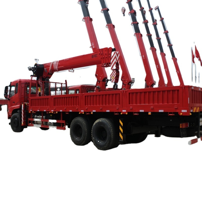 4t 5t 6.3t 8t 10t 12t 14t 16t 18t 20t Telescopic boom truck mounted crane for Semi-trailer