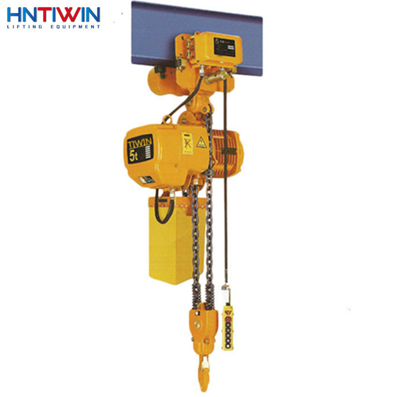 CE Certificate Widely used 5ton electric chain hoist with electric trolley