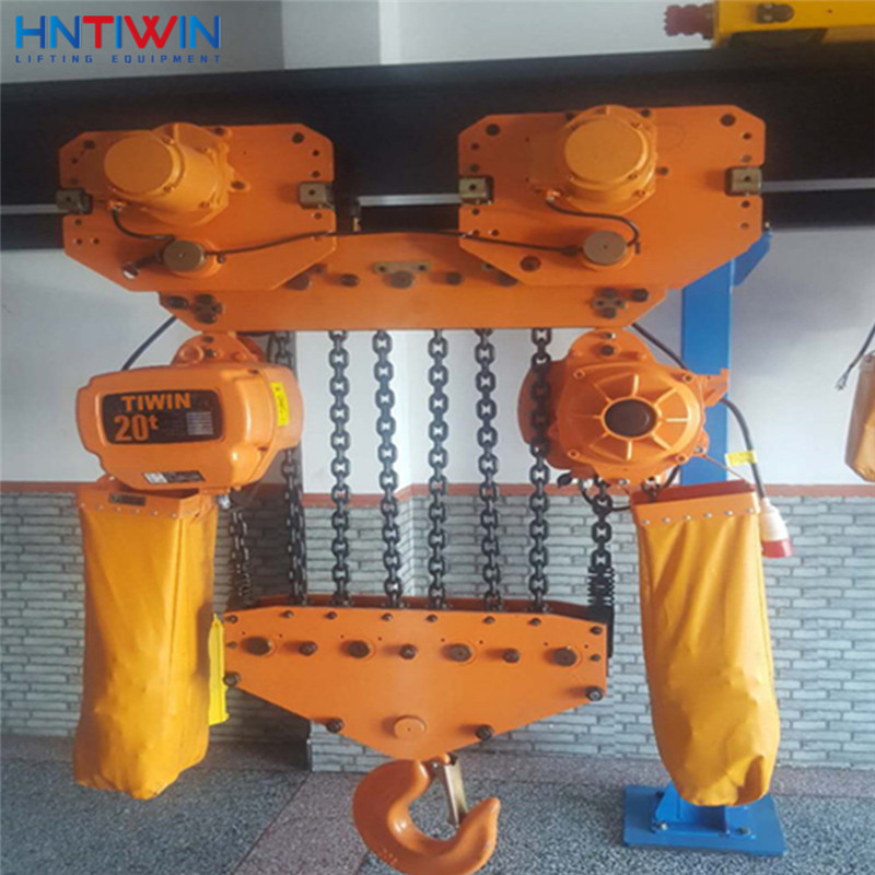 CE Certificate Widely used 5ton electric chain hoist with electric trolley