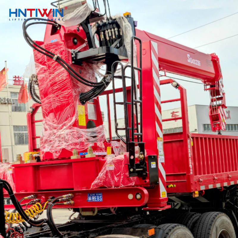 Hot sale knuckle arm hydraulic trailer crane