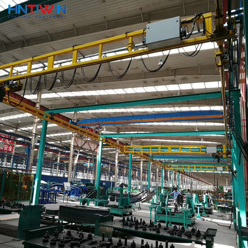 HNTIWIN Brand famous manufacturer rail free standing overhead bridge crane