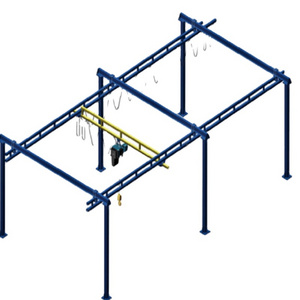 HNTIWIN Brand famous manufacturer rail free standing overhead bridge crane