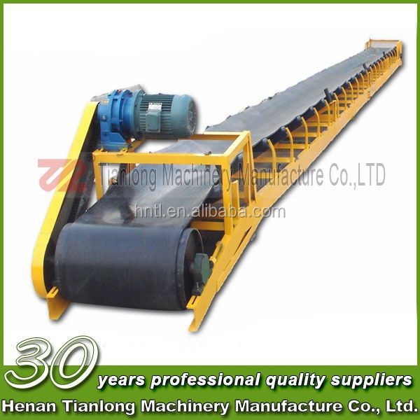 China Automatic wood chip belt conveyor for sale