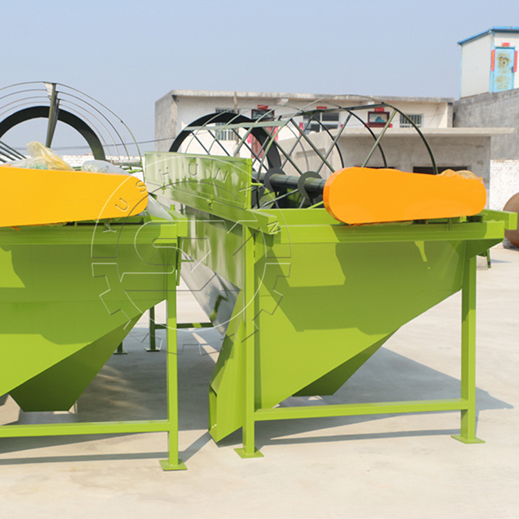 Rotary vibrating screen trommel screen used for sieving size of mineral particles