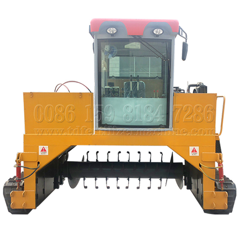 Manure Compost Turner Machine Equipment Crawler Walking Turner