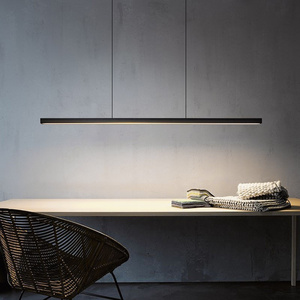 Modern Simple Black Lines Hanging Lamp Kitchen Island Dining Table Light Pendant Lights