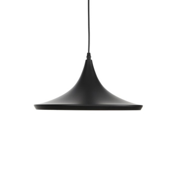 Industrial Matte Black Pendant Lamp Gold Inside Iron Decorative Pendant Lighting Chandeliers