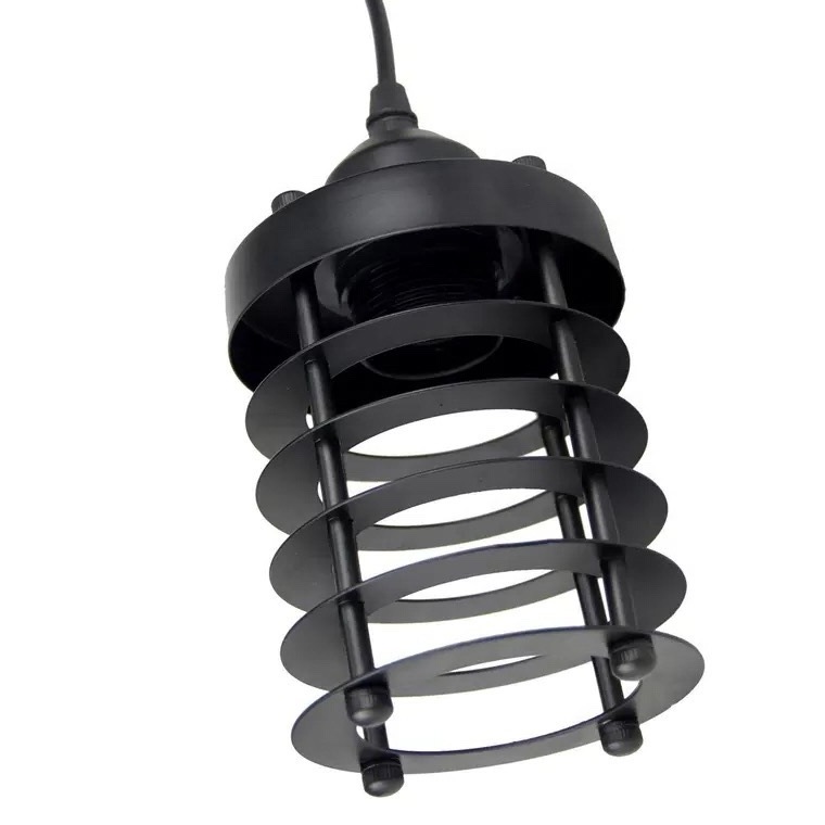 American Country Retro Industrial Pendant Light Wrought Iron Porch Single Head Small Chandelier