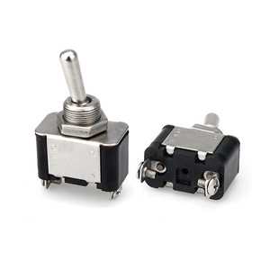 Stainless Steel Waterproof Toggle Switch 12V Heavy Duty Toggle Flick Switch ON OFF Metal SPDT SPST P0.05 15A 250V Terminal