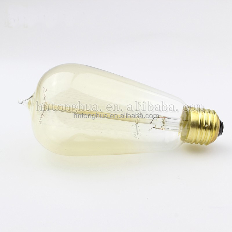 Hot-sale product vintage Edison light bulb wholesale A19/ST64/T30/T45/G95 antique edison bulbs