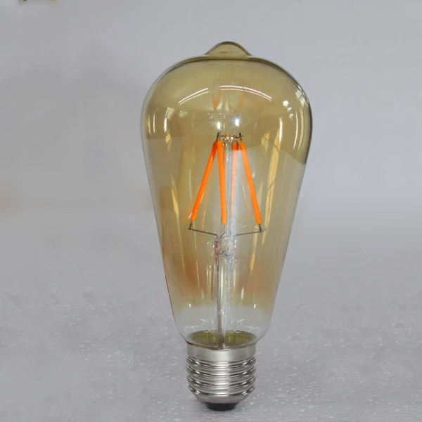 2020 Hot Sale Decorative Lighting ST58 Dimmable Edison Bulb LED Filament Bulb