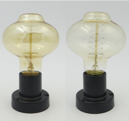 Retro Vintage Lanten-Shaped L80 E27 40W 220V Ampoule Edison Lamp Filament Incandescent Light Bulb LED Lamp Decor