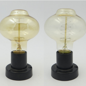 Retro Vintage Lanten-Shaped L80 E27 40W 220V Ampoule Edison Lamp Filament Incandescent Light Bulb LED Lamp Decor