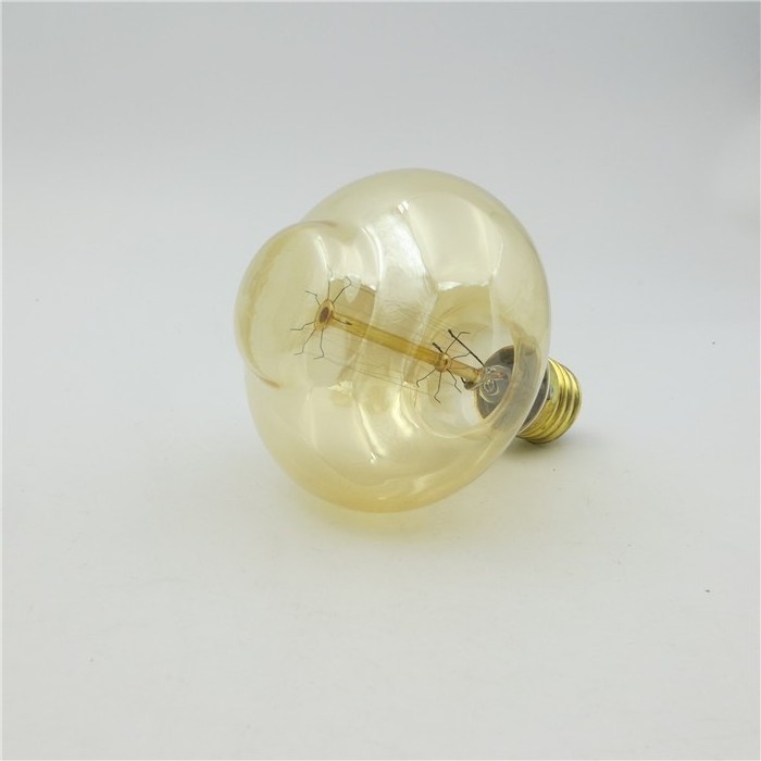 Retro Vintage Lanten-Shaped L80 E27 40W 220V Ampoule Edison Lamp Filament Incandescent Light Bulb LED Lamp Decor