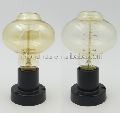 Retro Vintage Lanten-Shaped L80 E27 40W 220V Ampoule Edison Lamp Filament Incandescent Light Bulb LED Lamp Decor