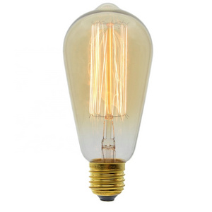 ST64 25W 40W 60W Dimmable Vintage Bulb E27 220V Retro Edison Light Bulb