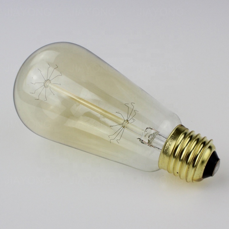 ST64 25W 40W 60W Dimmable Vintage Bulb E27 220V Retro Edison Light Bulb