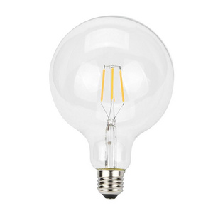 E26 E27 Decorative Clear Antique Glass Edison LED Filament Bulb G95 G125 Globe Light Bulb