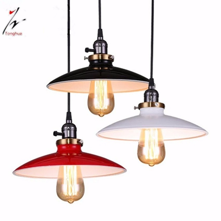 Vintage Simple LED Pendant Lights Living Room Hanging Pendant Lamp ...