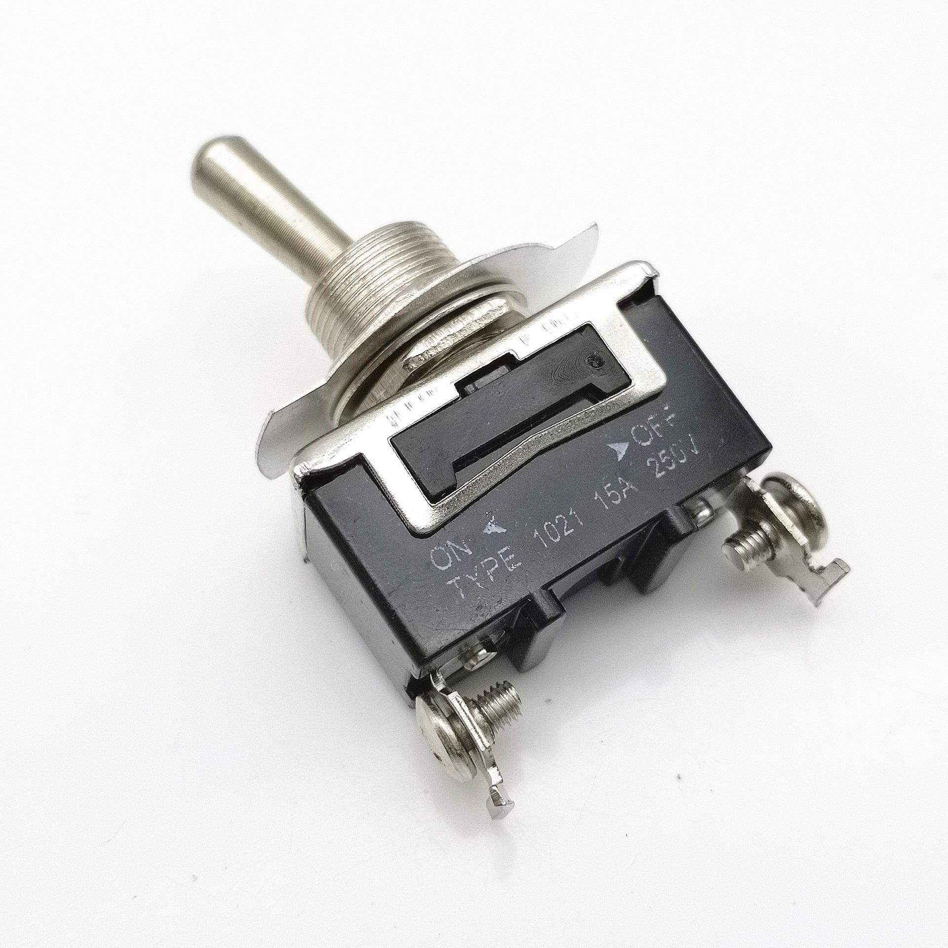 Stainless Steel Waterproof Toggle Switch 12V Heavy Duty Toggle Flick Switch ON OFF Metal SPDT SPST P0.05 15A 250V Terminal