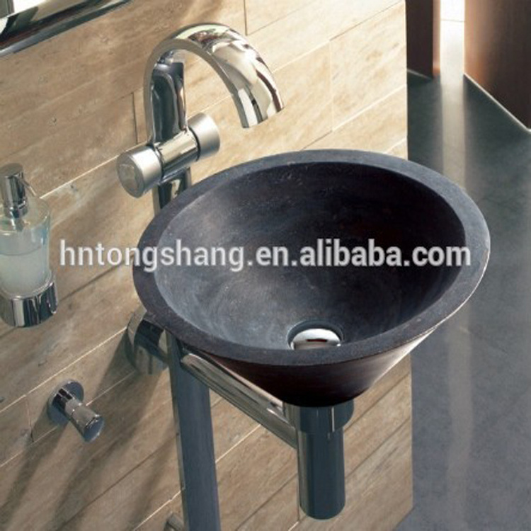 Qingdao natural honed bluestone hand wash basin