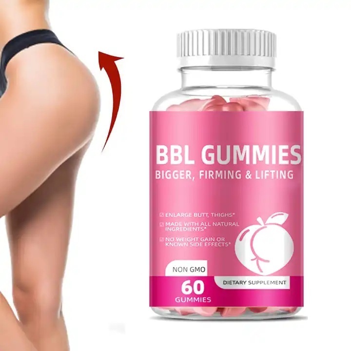 Wholesale Private Label Big BBL Gummies Buttock Butt Enhancement Gummy BBL Gummies For Women